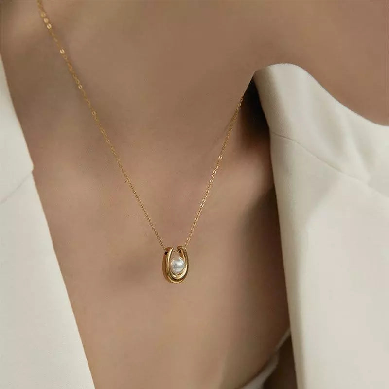 Liora Celestia 18K Gold Pearl Charm