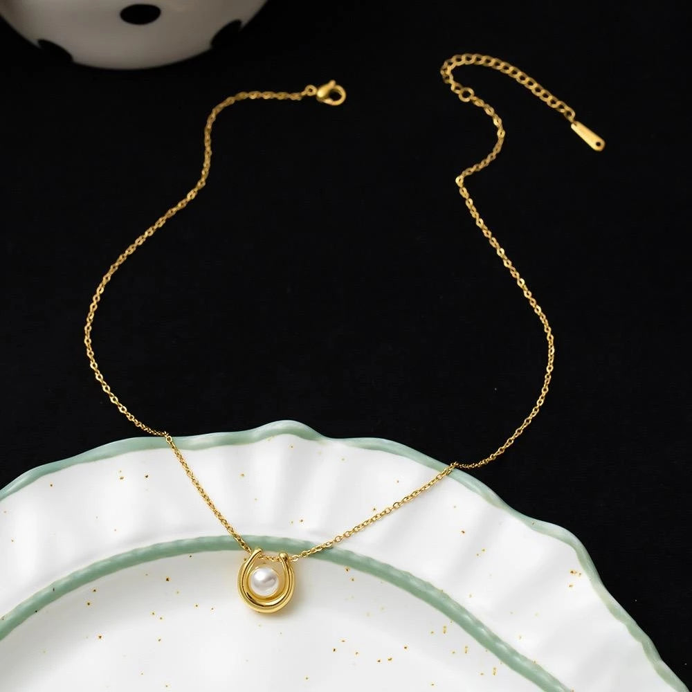 Liora Celestia 18K Gold Pearl Charm